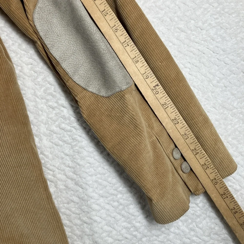 VTG Miller Outerwear Blazer Sport Coat Mens‎ 46L Corduroy Elbow Leather Patches
